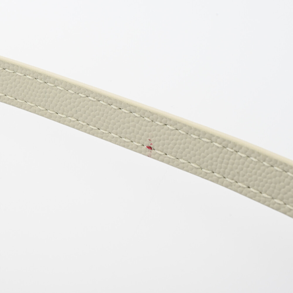 SAINT LAURENT Cassandra Shoulder Bag White Leather - Picture 10 of 11